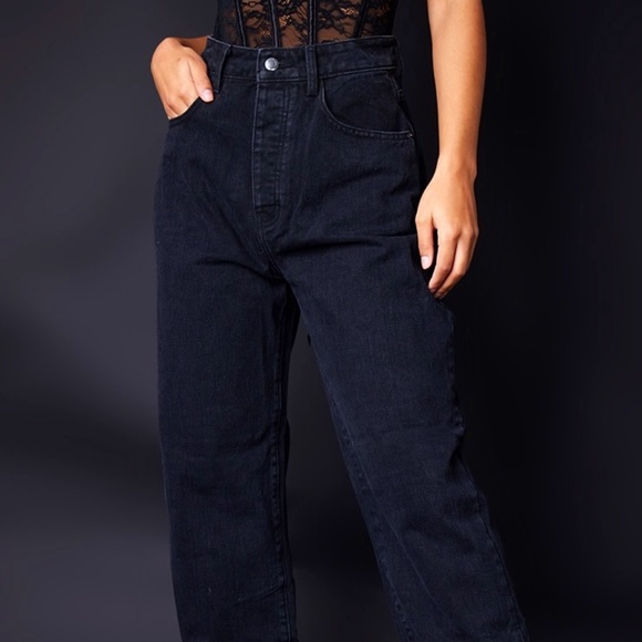 PrettyLittleThing Boyfriend Jeans 👖 | Size 12 🖤 - Picture 4 of 10